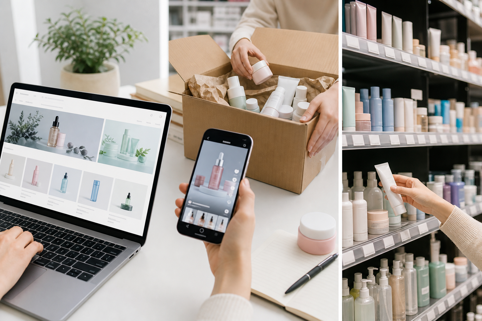 U.S. sales channels for K-beauty brands